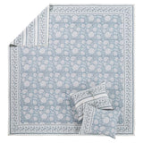 Levtex Home Adare Blue Reversible King/Cal King Quilt Set (106x92in) with 2 Pillow Shams (36x20in) - Floral Bedding - Blue White - Cotton King Size Quilt Bedding Set - Lightweight, Soft, Pre-Washed Levtex Home