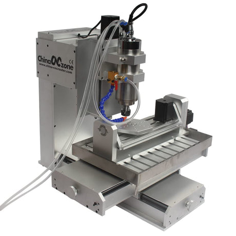 CNC 5 axis router 3040 Ovsuqu mini CNC milling machine 2.2KW CNC carving machine with 2.2KW + water sink for metal woodwork Ovsuqu