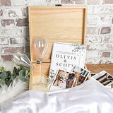 EXISTING Wooden Memory Keepsake Box, Floral Heart Engraved Keepsake Boxes with Lids, Memory Box for Keepsakes for Anniversary, Wedding, Memory, EXISTING