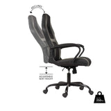Office Chair PC Gaming Chair Cheap Desk Chair Ergonomic PU Leather Executive Computer Chair Lumbar Support for Women, Men (Black) BestOffice