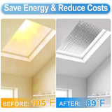 Garage Door Insulation Kit 16P Double Bubble Window Heat Insulation Panels, 6MM 24" x 54" Reflective Aluminum Foil Summer/Winter Barrier Insulation Sheets with 120 Adhesive Tapes for Garage Attic Wall ToLanbbt