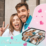 Cara Nonna Custom Blanket with Photo Personalized Blankets and Throws Picture Blanket for Christmas Valentine's Day Birthday Customized Couple Gifts for Girlfriend Boyfriend Wife Husband (6 Photo) Cara Nonna