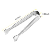 Mini Serving Tongs, Anytrp 18-Packs Stainless Steel, 4.3inch, Kitchen / Appetizers Tongs for Coffee Bar, Tea / Desserts Party, Sugar and Ice Bucket ANYTRP