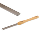 Hurricane Turning Tools, CryoCut Series, HTT-524, M2 Cryo 3/4" Radiused Rolled Edge Skew Chisel for Woodturning Hurricane Turning Tools
