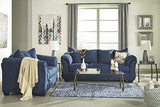 Signature Design by Ashley Darcy Casual Plush Loveseat, Dark Blue Signature Design by Ashley