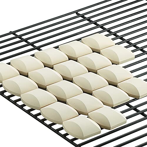 5 Dozen of Ceramic Briquettes, Self Cleaning Ceramic Gas Grill Briquettes, Ceramic Briquettes for Outdoor Cooking BBQ & Camping Essentials, Replacement for Lava Rocks & Charcoal by Mr. Bar-B-Q #06000Y Mr. Bar-B-Q