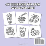 Food & Snacks Coloring Book VOLUME 2 (Food Coloring Books: Bold & Easy) WoodArtSupply