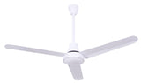 Canarm CP48DW11N 48-Inch Industrial DC Ceiling Fan, High-Performance, Weatherproof, White, Downrod Mount, Energy-Efficient for Indoor & Outdoor Use Canarm
