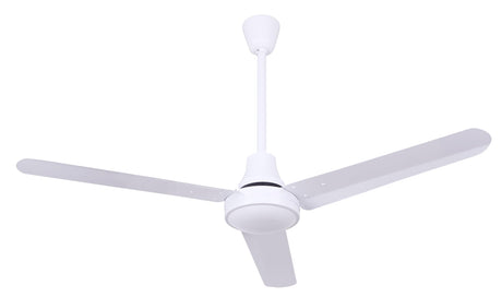 Canarm CP48DW11N 48-Inch Industrial DC Ceiling Fan, High-Performance, Weatherproof, White, Downrod Mount, Energy-Efficient for Indoor & Outdoor Use Canarm