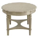 Acme Fordon Oval Coffee Table in Antique White Acme