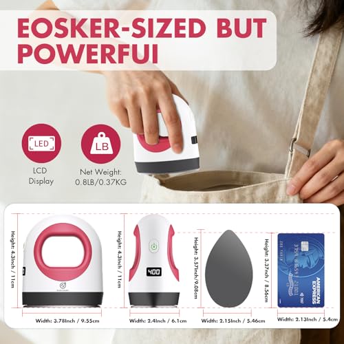 Easy Count E Mini Heat Press Machine, Small Heat Trasfer Machine Easy for Crafts, T-Shirt, Hats, Shoes, and Small HTV Vinyl Projects, Mini Portable Ironing Machine EasyCount E