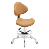 Nazalus Rolling Swivel Drafting Chair Adjustable Heavy Duty (400lbs) Lumbar Support Task Chair for Home Desk Studio Design Lab(Triangular Back) Nazalus