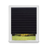 Redi Shade No Tools Original Blackout Pleated Paper Shade Black, 36" W x 72" L, 6 Pack Redi Shade