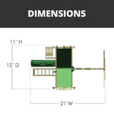 Gorilla Playsets 01-0011 Sun Valley II Wood Swing with Monkey Bars, Tire Swing, and Rock Wall, Redwood Gorilla Playsets