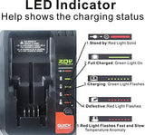 20V Lithium Battery Fast Charger Compatible with Black and Decker LBXR20 LBXR2020 LB2X4020 and Porter Cable 20V Lithium Battery PCC685L PCC680L PCC681L ANOITD