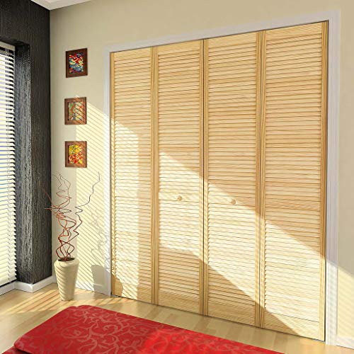 Closet Door, Bi-fold, Kimberly Bay® Traditional Louver-Louver Clear (80x30) - WoodArtSupply