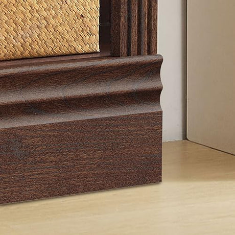 JAHRSTIM Dark Cherry 5-Tier Floor Standing Bookshelf for Home and Office Storage JAHRSTIM