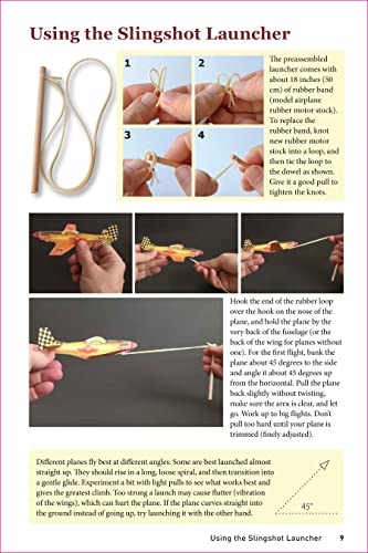 Scale Model Paper Airplanes Kit: Iconic Planes That Really Fly! Slingshot Launcher Included! - Just Pop-out and Assemble (14 Famous Pop-out Airplanes) WoodArtSupply