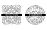 Mandala Coloring Book: For Adults with 100 Magical Mandalas WoodArtSupply