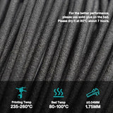 Nylon Carbon Fiber Filament PA6 CF Filament 50g for 3D Printing yxpolyer