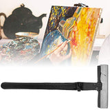 Oil Painting Stretching Pliers, Cast Iron Extra Wide Pliers, Black Handle Hand Tool Stretcher Bars Artist Framing Tool TOPINCN