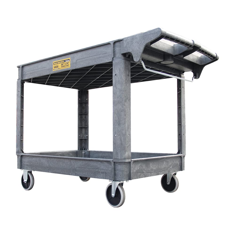 HPDMC 500 lbs Capacity Service Utility Cart, 36'' x 24'' HPDMC
