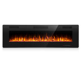 Antarctic Star 36 Inch Electric Fireplace in-Wall Recessed and Wall Mounted, Fireplace Heater and Linear Fireplace with Multicolor Flame, Timer, 750/1500W Control by Touch Panel & Remote Antarctic Star