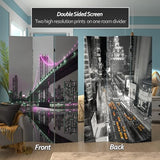 Red Lantern 6 ft. Tall New York Reflections Room Divider, New York State of Mind Red Lantern