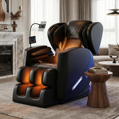 Massage Chair Full Body 2025 Upgraded Zero Gravity Recliner with Heat, 10 Fix Points, Airbag, Touch Screen, Footrest, Shiatsu Massage Chair Full Body for Parents Seniors Casaphoria