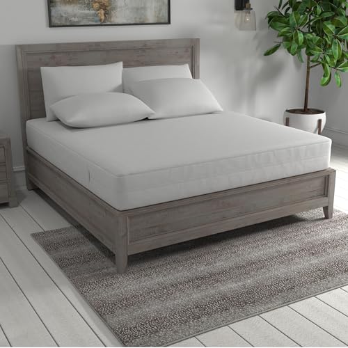 All-in-One Mattress Protector, Zippered Encasement, Water & Stain Resistant, Triple Seal Protection, Full, White Bed Bug Blocker