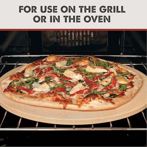 Pizzacraft 16.5" Round ThermaBond™ Baking/Pizza Stone - for Oven or Grill - PC9898 pizzacraft