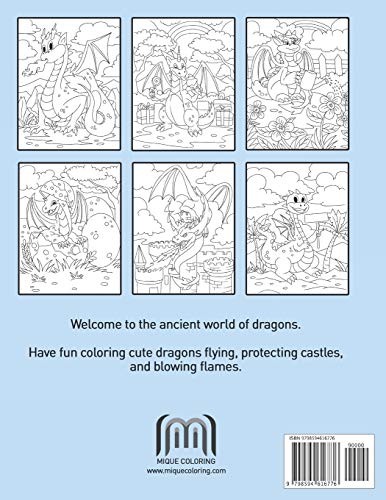 Dragons Coloring Book For Kids: A Beautiful Dragon Coloring Book For Children