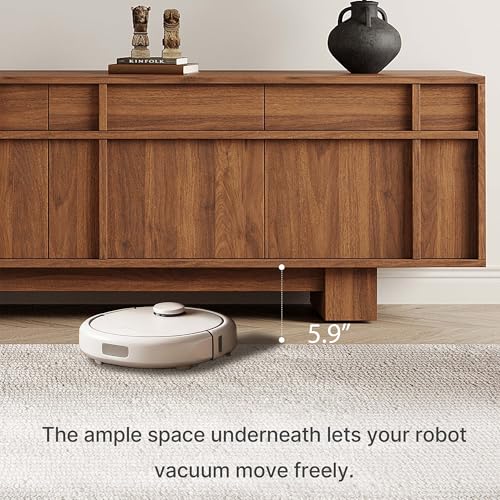 VAFON 70.87" TV Stand with Storage and Shelves for 55-70 inch TV, Wood Entertainment Center with Doors and Drawers, Mid Century Modern Console Table, for Living Room & Bedroom VAFON
