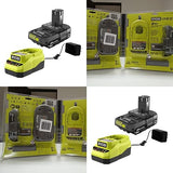 Ryobi One+ 18v Lithium Ion 2.0ah Battery and Charger Kit, Extreme Weather Performance Fast Charging Under 1 hour RYOBI