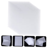 DOITOOL 10pcs Sheets Shrink Film Thermal Solder Shrinking Crafts for Small Covers Wraps Making Clear Shrink Wrap Heat Shrinkable Paper Craft Craft Marking Shrink Paper Pp DOITOOL