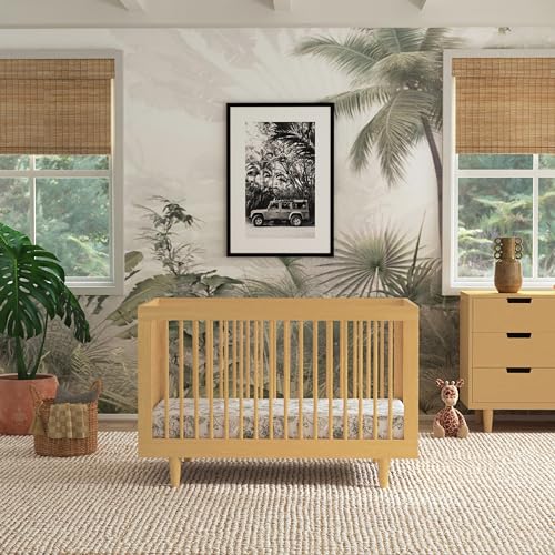 DaVinci Marley 3-in-1 Convertible Crib in Honey, Greenguard Gold Certified DaVinci