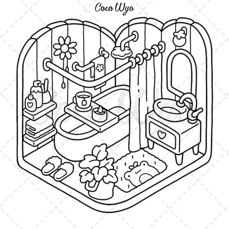 Little Corner: Coloring Book for Adults and Teens, Super Cute Designs of Cozy, Hygge Spaces for Relaxation (Cozy Spaces Coloring) Coco Wyo LLC