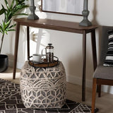 Baxton Studio Wendy Mid-Century Modern Walnut Finished Wood Console Table Baxton Studio