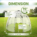 Tierra Garden 50-2510 Haxnicks Garden Sunbubble Greenhouse, Large Tierra Garden