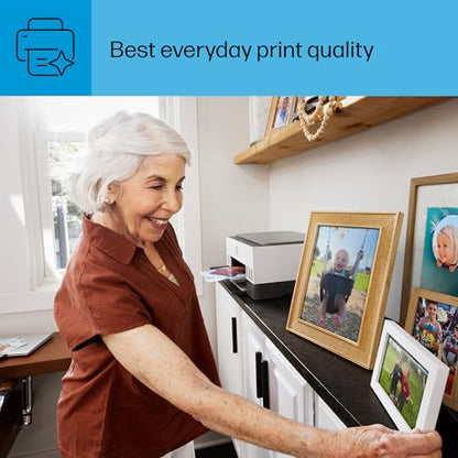 HP Smart -Tank 6001 Wireless Cartridge-Free all in one printer, this ink -tank printer comes with up to 2 years of ink included, with mobile print, scan, copy (2H0B9A)