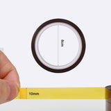 YTFGGY Heat Tape for Sublimation, 3 Rolls Heat Resistant Tape, Heat Vinyl Thermal Sublimation Tape, No Residue, Electronics, Soldering, Circuit Board (10mm, Yellow) YTFGGY