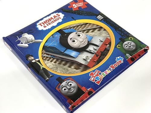Thomas & Friends My First Puzzle Book - Jigsaw Puzzles for kids, 10-page board book, 5 puzzles to enjoy Phidal