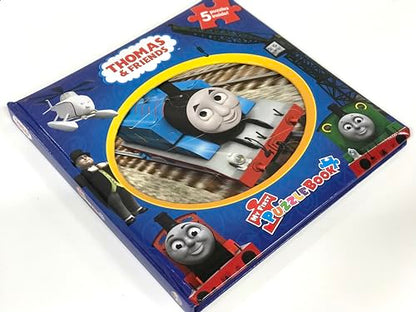 Thomas & Friends My First Puzzle Book - Jigsaw Puzzles for kids, 10-page board book, 5 puzzles to enjoy