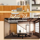 Juexica 2 Pcs Natural Bamboo Wall Panel 4 x 2 ft Bamboo Covering Renewable Pole Wrap Fencing Wainscoting Room Divider for Interior Wall Decoration Bedroom Living Room Ceiling Tiles Outdoor Kitchen Juexica