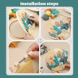 Hilsayum Succulent Needle Felting Kit Beginner,Cactus Felting Kits for Beginners Adult,Needle Felting Wool Kit Wool Painting Kit