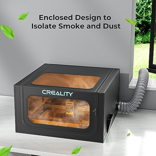 Official Laser Engraver Enclousre Pro,Upgrade Flame Retardant and Smoke-Proof Protective Cover, Effectively Isolating Smok, 28.3 x 28.3X 15.7in Foldable Enclousre Tent for Most Engraving Machine Lutyr