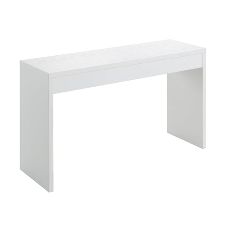 Convenience Concepts Northfield Console Table 48" - Modern Living Room Sofa Table, Contemporary Entryway Hall Table, Foyer Display Table, White Convenience Concepts