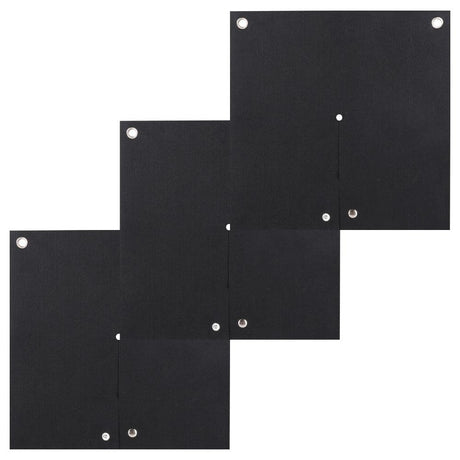 UBEISITO 3PCS Welding Blanket Fireproof Mat 12''x12''Up To 1800°F Heat Resistant Flame Retardant Protector for Plumbing Hole Propane Torch,Carbon Felt Blanket for Brazing Soldering Pad for Copper Pipe UBEISITO