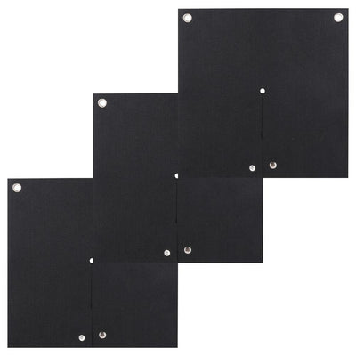 UBEISITO 3PCS Welding Blanket Fireproof Mat 12''x12''Up To 1800°F Heat Resistant Flame Retardant Protector for Plumbing Hole Propane Torch,Carbon Felt Blanket for Brazing Soldering Pad for Copper Pipe