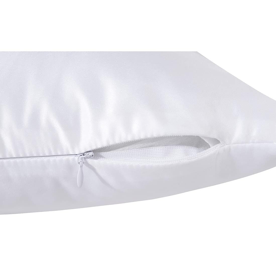 H-E Plain White Sublimation Blank Pillow Case DTF Printing Fashion Cushion Pillowcase Cover for Sublimation and DTF Printing DIY Throw Pillow Covers (10pcs/Pack) H-E